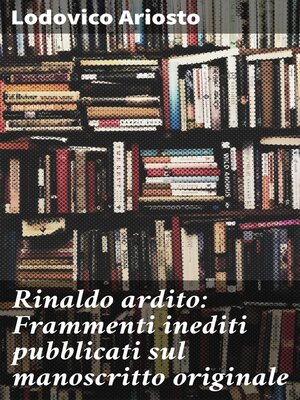 cover image of Rinaldo ardito